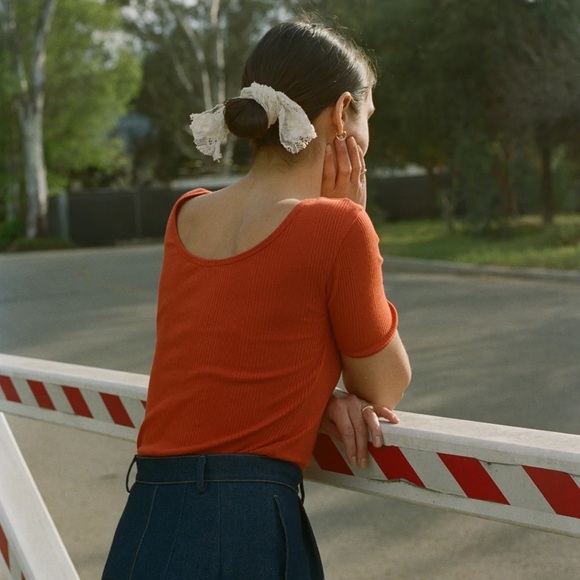 Jeana Sohn Matilda Ballet Top in Poppy, Size 1 (XS/S) - Picture 4 of 5